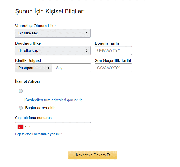 Amazon Türkiye Satıcı Hesabı Açın