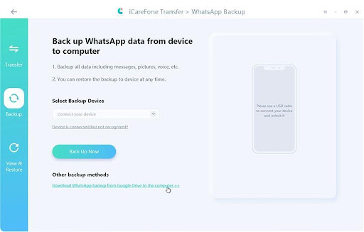 Google Drive WhatsApp Yedeklemesini iPhone'a Aktarma