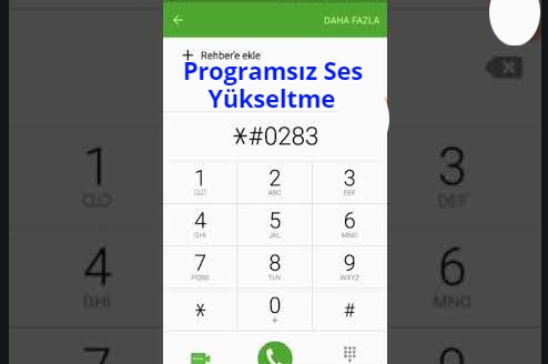 Programsız Ses Yükseltme