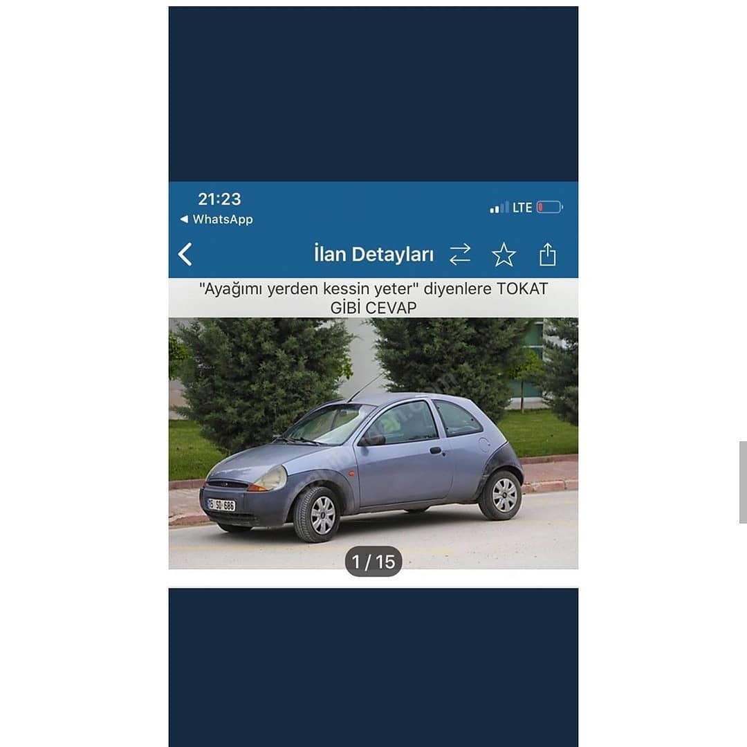 Sahibinden.com'da Yayınlanan İlginç Araba İlanı