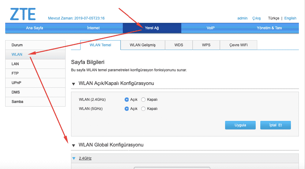 ttnet şifresini değiştirme