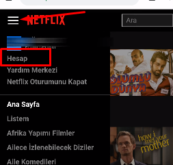 netflix şifre değiştirme