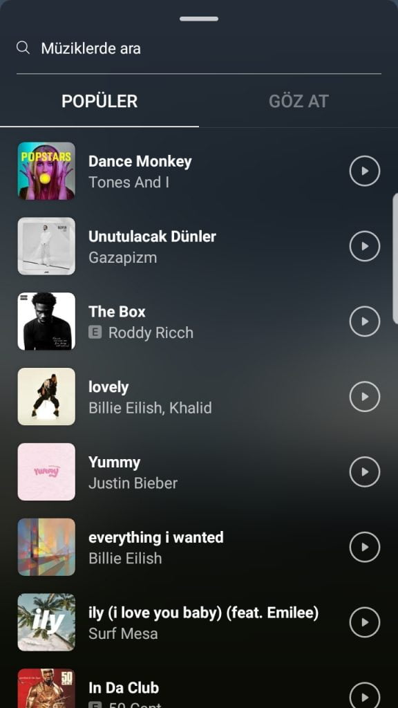 instagram hikayesine müzik ekleme 2020