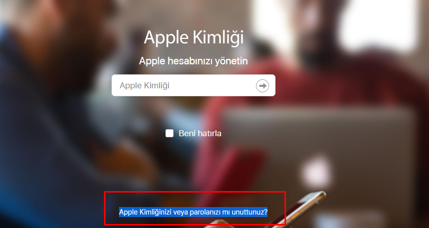 İcloud şifremi unuttum, nasıl alabilirim?