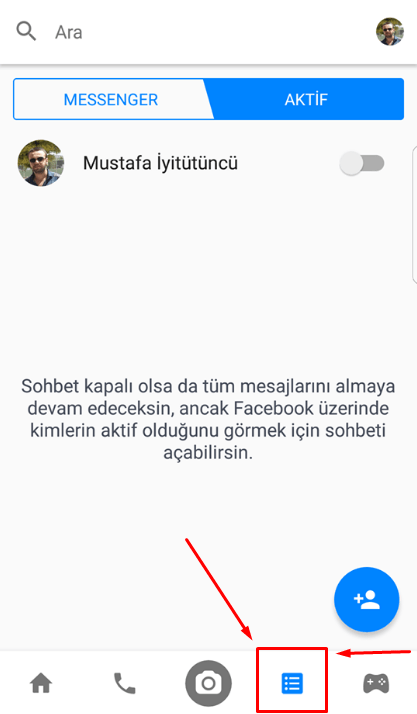 çevrimdışı mesajlaşma