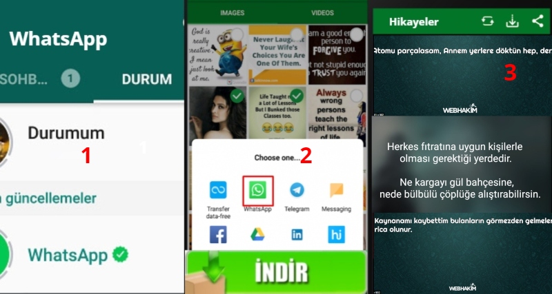 whatsapp hikaye indir