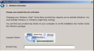 Windows Vista ürün anahtarı (Ücretsiz Etkinleştirme)